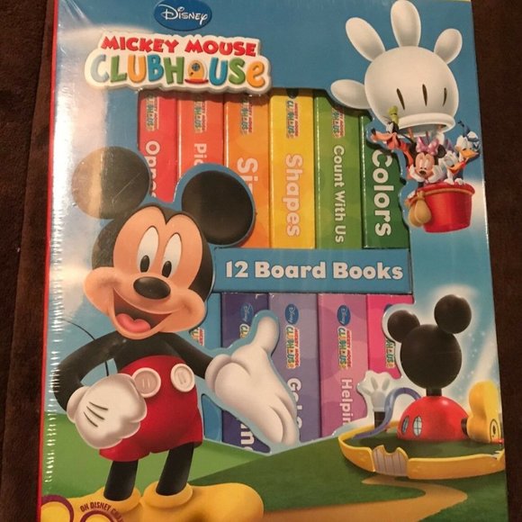 MICKEY MOUSE CLUB HOUSE 12 BOARD BOOKS - Picture 1 of 3